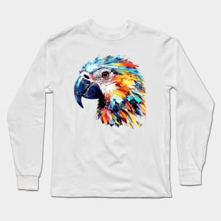 Parrot Bird Animal Freedom World Wildlife Wonder Abstract Long Sleeve T-Shirt